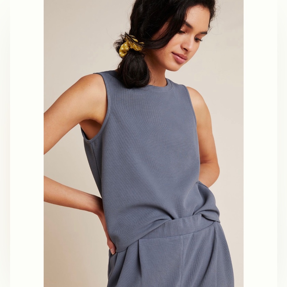 Anthropologie Saturday Sunday Dalia Cropped Tank and High Waisted Jogger